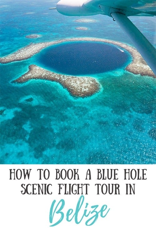 Booking a Blue Hole Flight Tour in Belize